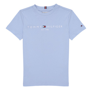 tekstylia Dziecko T-shirty z krótkim rękawem Tommy Hilfiger U ESSENTIAL TEE S/S Niebieski