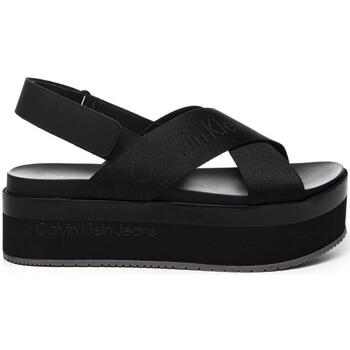 Buty Damskie Japonki Calvin Klein Jeans  Czarny