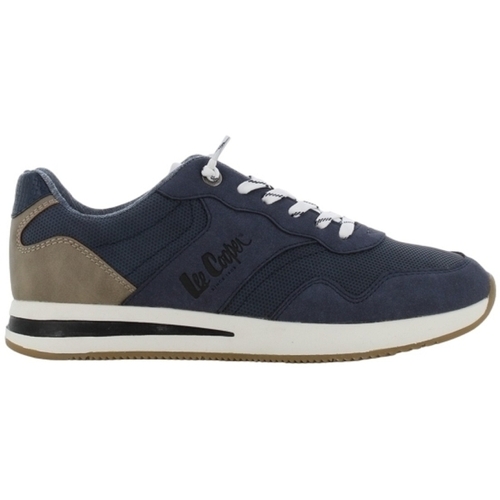 Buty Męskie Trampki Lee Cooper LC003652 Niebieski