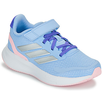 Buty Dziewczynka Bieganie / trail Adidas Sportswear RUNFALCON 5 EL C Niebieski