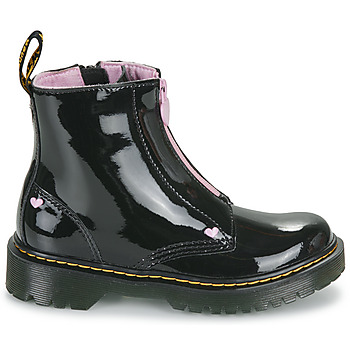 Dr. Martens Bex Heart Zip Boot J Black Patent Lamper