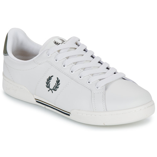 Buty Męskie Trampki niskie Fred Perry B722 LEATHER Biały / Zielony