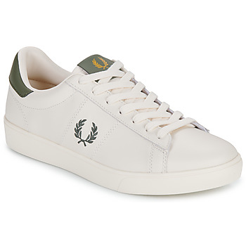 Buty Męskie Trampki niskie Fred Perry SPENCER LEATHER Beżowy / Zielony