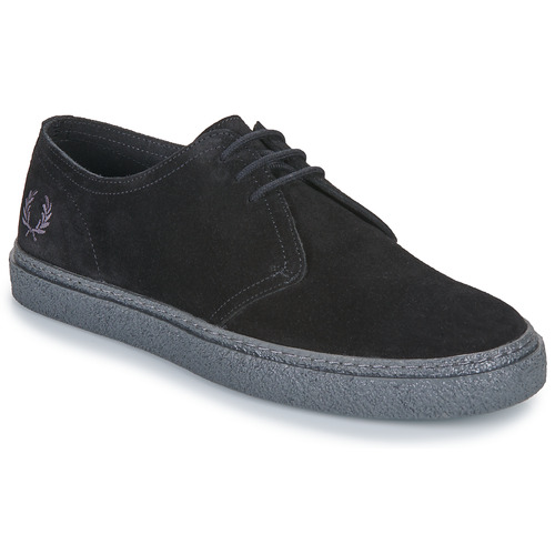 Buty Męskie Trampki niskie Fred Perry LINDEN SUEDE Czarny