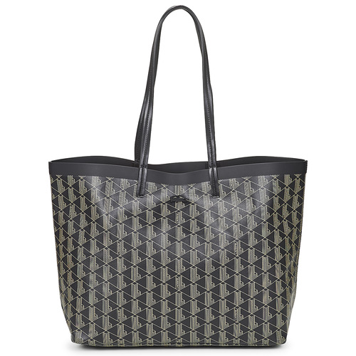 Torby Damskie Torby shopper Lacoste ZELY MONOGRAMME Czarny / Brązowy