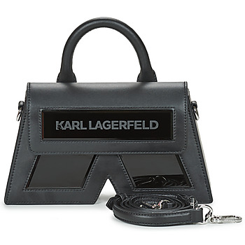 Torby Damskie Torebki do ręki Karl Lagerfeld IKON/K CB LEATHER Czarny