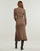 tekstylia Damskie Sukienki długie Karl Lagerfeld LSLV BUCKLE BELT KNIT DRESS Camel