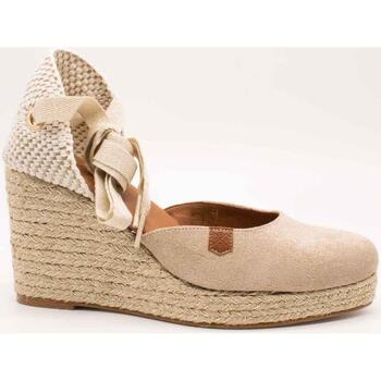 Buty Damskie Espadryle Popa  Beżowy