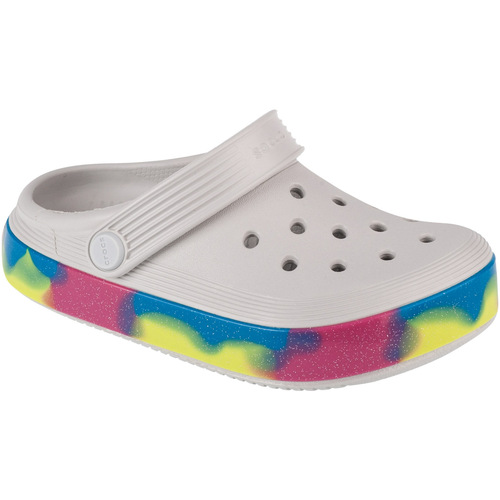 Buty Dziewczynka Obuwie domowe Crocs Off Court Glitter Band Kids Clog Biały