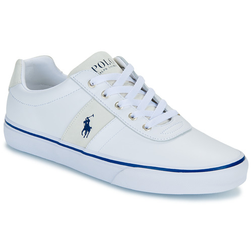 Buty Męskie Trampki niskie Polo Ralph Lauren HANFORD III Biały / Marine