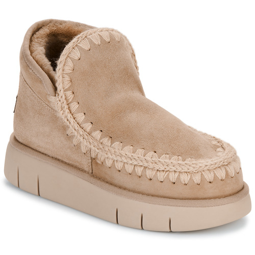 Buty Damskie Buty za kostkę Mou ESKIMO BOUNCE SNEAKERS Beżowy