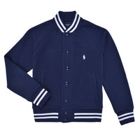 tekstylia Dziecko Kurtki krótkie Polo Ralph Lauren RGLN JK MOD6-OUTERWEAR-BOMBER Marine / Biały