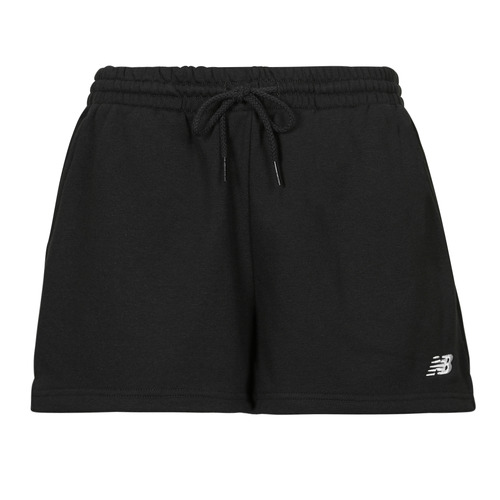 tekstylia Damskie Szorty i Bermudy New Balance FRENCH TERRY SHORT Czarny