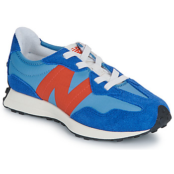 Buty Chłopiec Trampki niskie New Balance 327 Niebieski / Czerwony