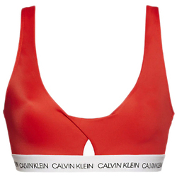 tekstylia Damskie Bikini: góry lub doły osobno Calvin Klein Jeans Twiat Bralette KW0KW00925 Czerwony