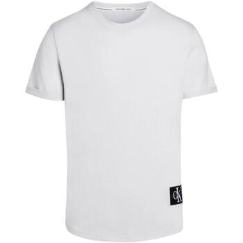 tekstylia Męskie T-shirty z krótkim rękawem Calvin Klein Jeans  Biały