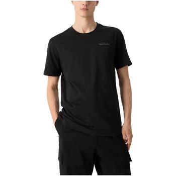 tekstylia Męskie T-shirty z krótkim rękawem Calvin Klein Jeans  Czarny