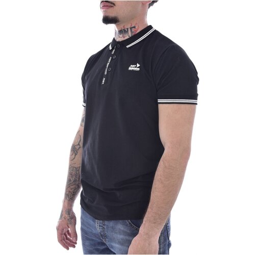 tekstylia Męskie T-shirty i Koszulki polo Just Emporio JE-PALIM Czarny