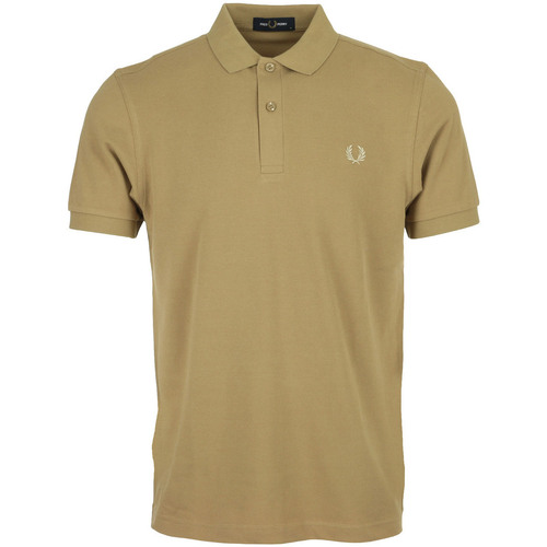 tekstylia Męskie T-shirty i Koszulki polo Fred Perry Plain Beżowy