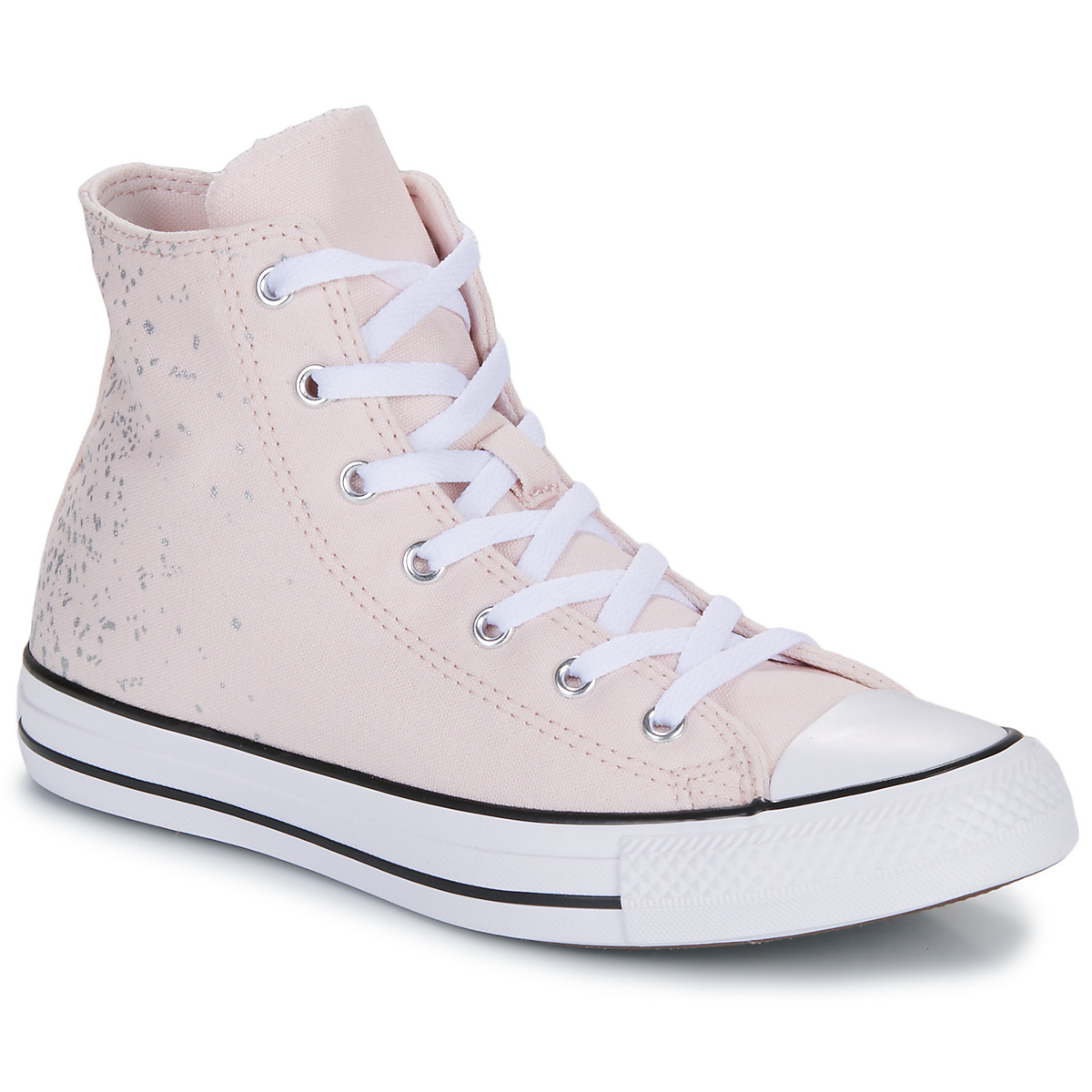 Buty Dziewczynka Trampki wysokie Converse CHUCK TAYLOR ALL STAR METALLIC SPLATTER Różowy