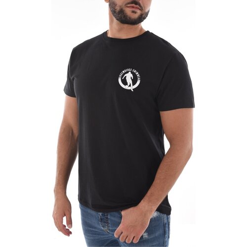 tekstylia Męskie T-shirty z krótkim rękawem Bikkembergs BKK3MTS02 Czarny