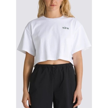 tekstylia Damskie T-shirty i Koszulki polo Vans PREFERENCE RELAX CROP Biały