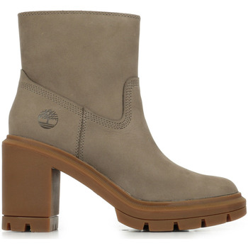 Buty Damskie Buty za kostkę Timberland Allington Heights Mid Zip Up Boot Brązowy