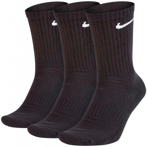 Bielizna Męskie Skarpetki wysokie Nike EVERYDAY CUSHION CREW T PACK 3 Czarny