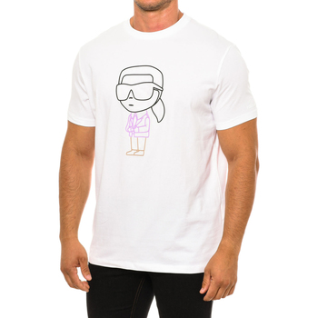 tekstylia Męskie T-shirty z krótkim rękawem Karl Lagerfeld 755400533221-010 Biały