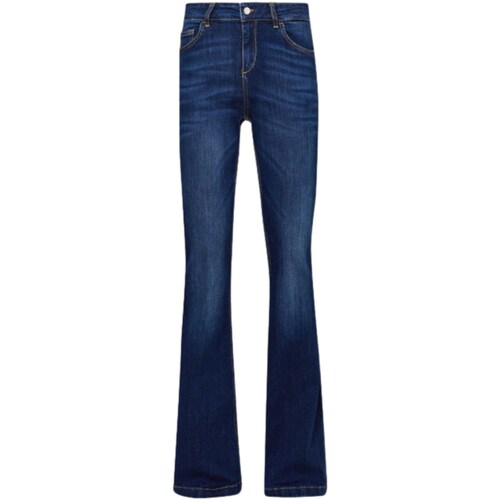 tekstylia Damskie Jeansy straight leg Liu Jo UF4060DS015 Niebieski