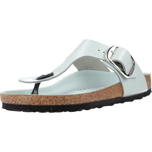 Buty Damskie Sandały Birkenstock GIZEH BIG BUCKLE NATURAL Niebieski