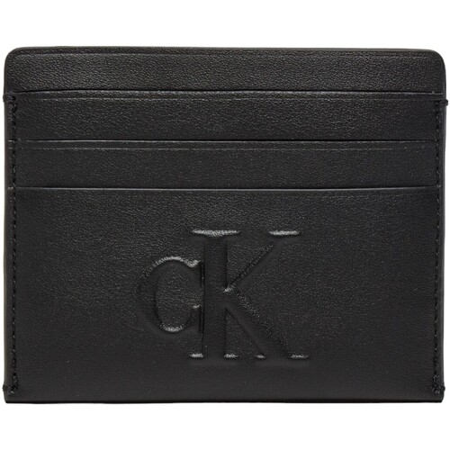 Calvin Klein Jeans SCULPTED CARDCASE 6CC DEBOSS K60K612747 Czarny