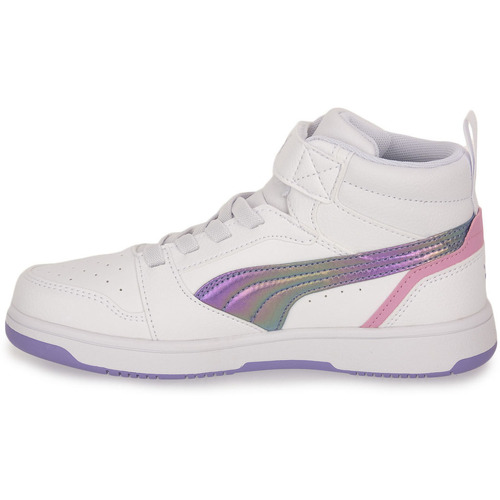 Buty Chłopiec Multisport Puma 01 REBOUND V6 LOW Biały