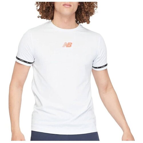 tekstylia Męskie T-shirty z krótkim rękawem New Balance MT133000-ILB Biały