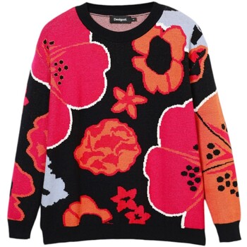 tekstylia Damskie Swetry Desigual JERS_NIAGARA 24WWJF32 Czarny