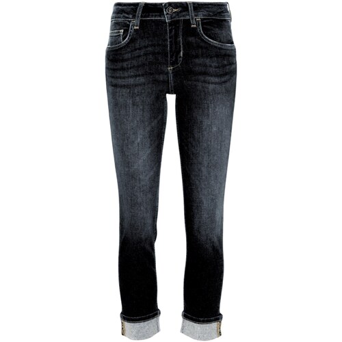 tekstylia Damskie Jeansy straight leg Liu Jo UF4006D4615 Czarny