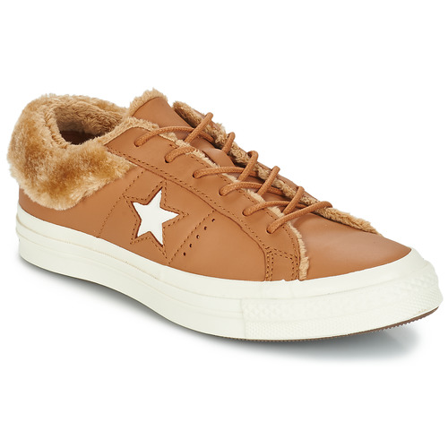 Buty Damskie Trampki niskie Converse ONE STAR LEATHER OX Camel