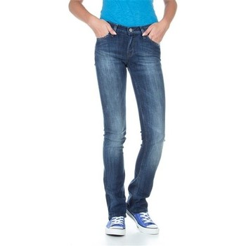 tekstylia Damskie Jeansy straight leg Lee Bonnie L302ALFR Niebieski