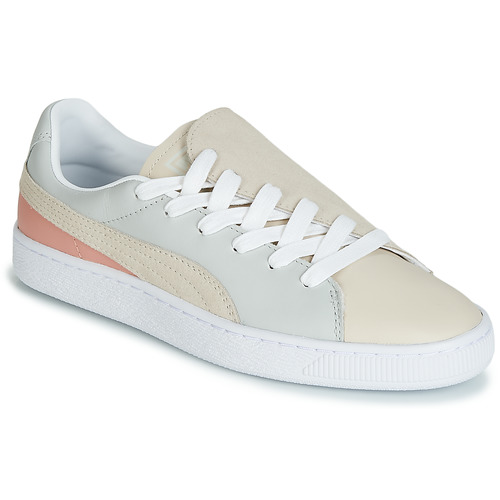 Sapatos Mulher Sapatilhas Puma WN BASKET CRUSH PARIS.GRAY Bege