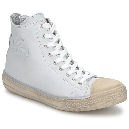 Sapatos Criança Sapatilhas de cano-alto Hip LOUGO Creme