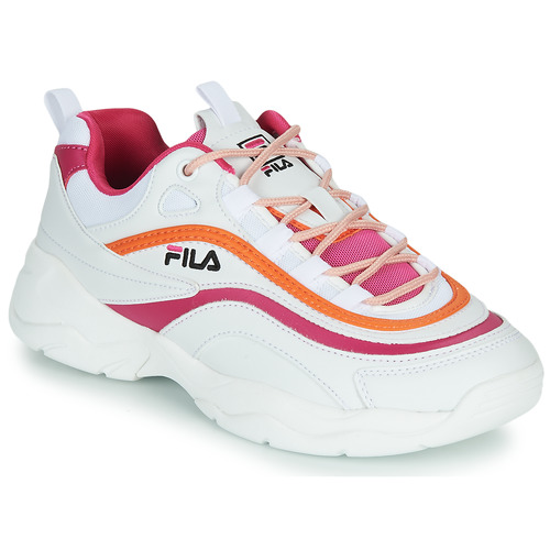 Sapatos Mulher Sapatilhas Fila RAY CB LOW WMN Branco / Rosa / Laranja