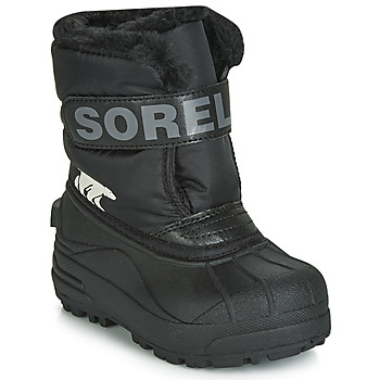 Sapatos Criança Botas de neve Sorel CHILDRENS SNOW COMMANDER Preto