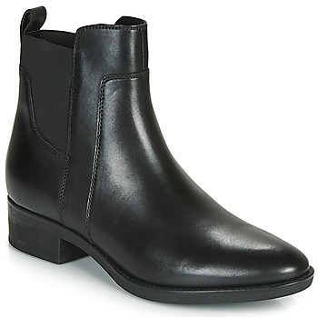 Sapatos Mulher Botas baixas Geox FELICITY Preto