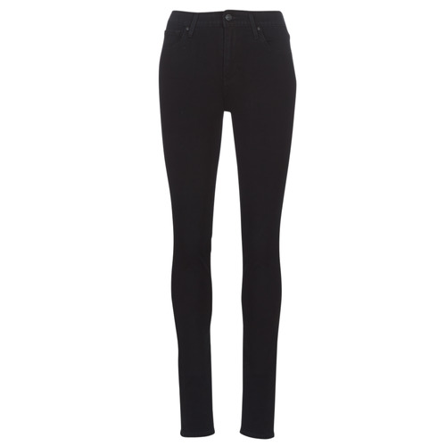 Textil Mulher Gangas Skinny Levi's 721 HIGH RISE SKINNY Preto