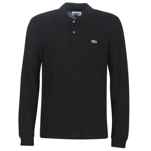 Textil Homem Polos mangas compridas Lacoste L1312 Preto