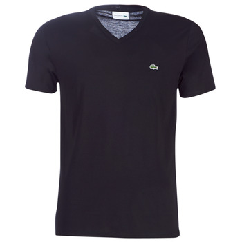 Textil Homem T-Shirt mangas curtas Lacoste TH6710 Preto