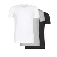 Textil Homem T-Shirt mangas curtas Polo Ralph Lauren 3 PACK CREW UNDERSHIRT Preto / Cinza / Branco