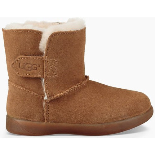 Sapatos Criança Botas baixas UGG KEELAN Castanho