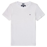 Textil Rapaz T-Shirt mangas curtas Tommy Hilfiger KB0KB04140 Branco