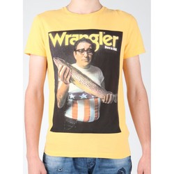 Textil Homem T-shirts e Pólos Wrangler T-shirt  S/S Graphic T W7931EFNG Amarelo